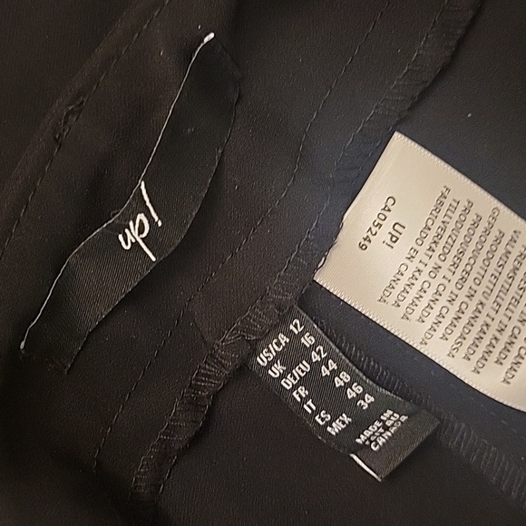 NWT Up! Palermo Luxury Black Bootleg Pant 12 - Picture 6 of 10